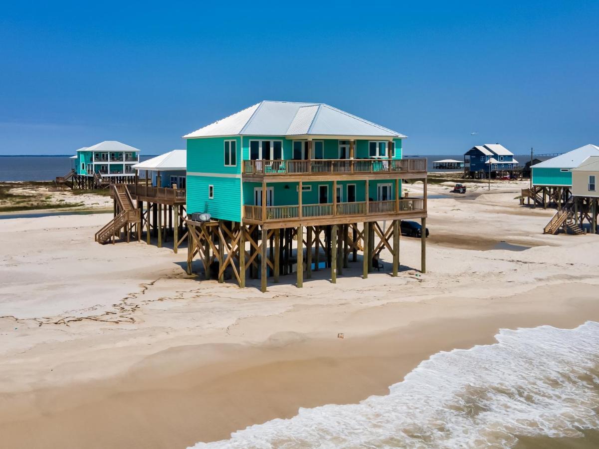 Moasis: Triple Master Suite Retreat with Panoramic Views Dauphin Island Exterior photo