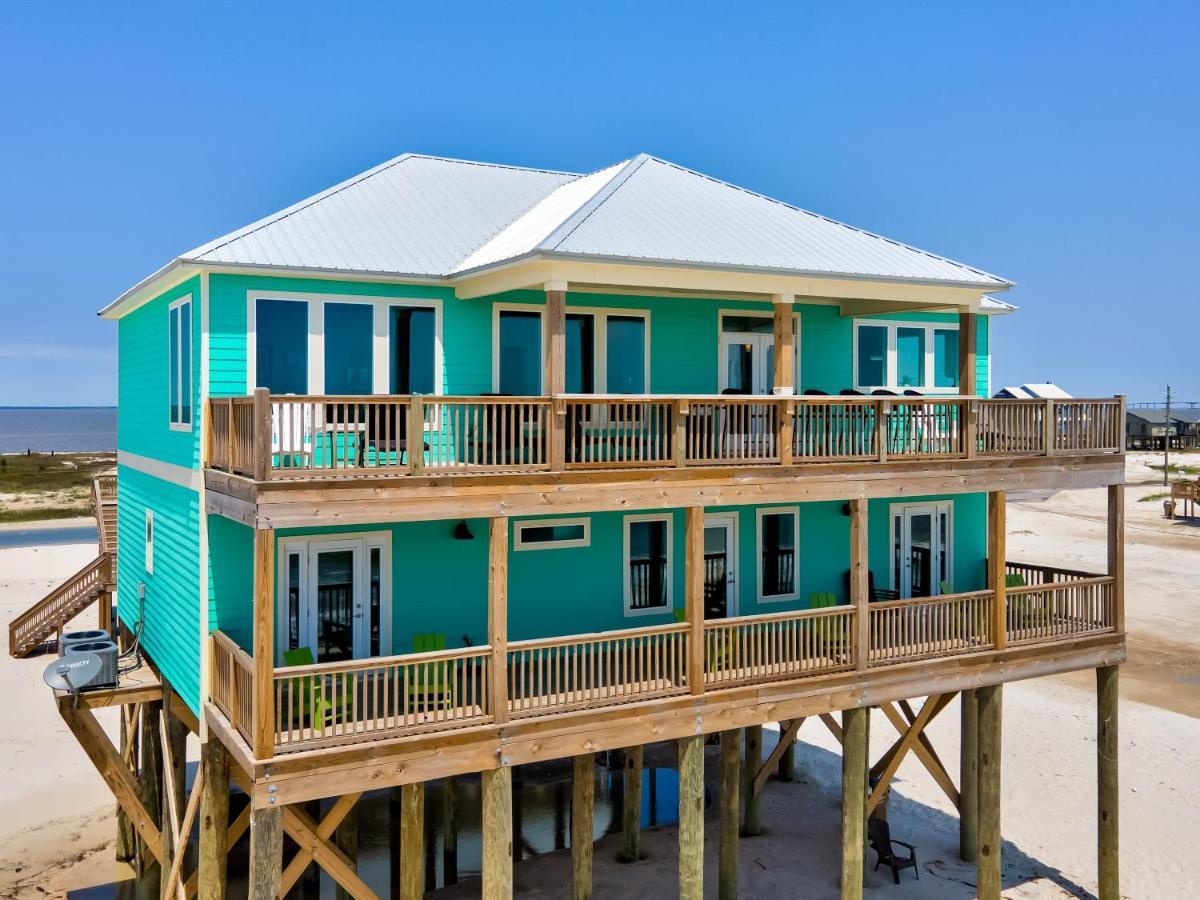Moasis: Triple Master Suite Retreat with Panoramic Views Dauphin Island Exterior photo